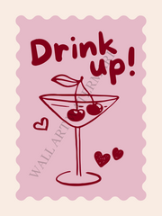 Drink Up Wall Art