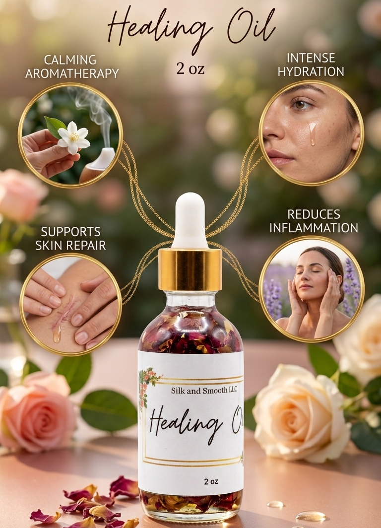 (Rose Infused) Healing Oil