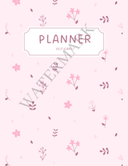 Pink Flower Self-Care Planner