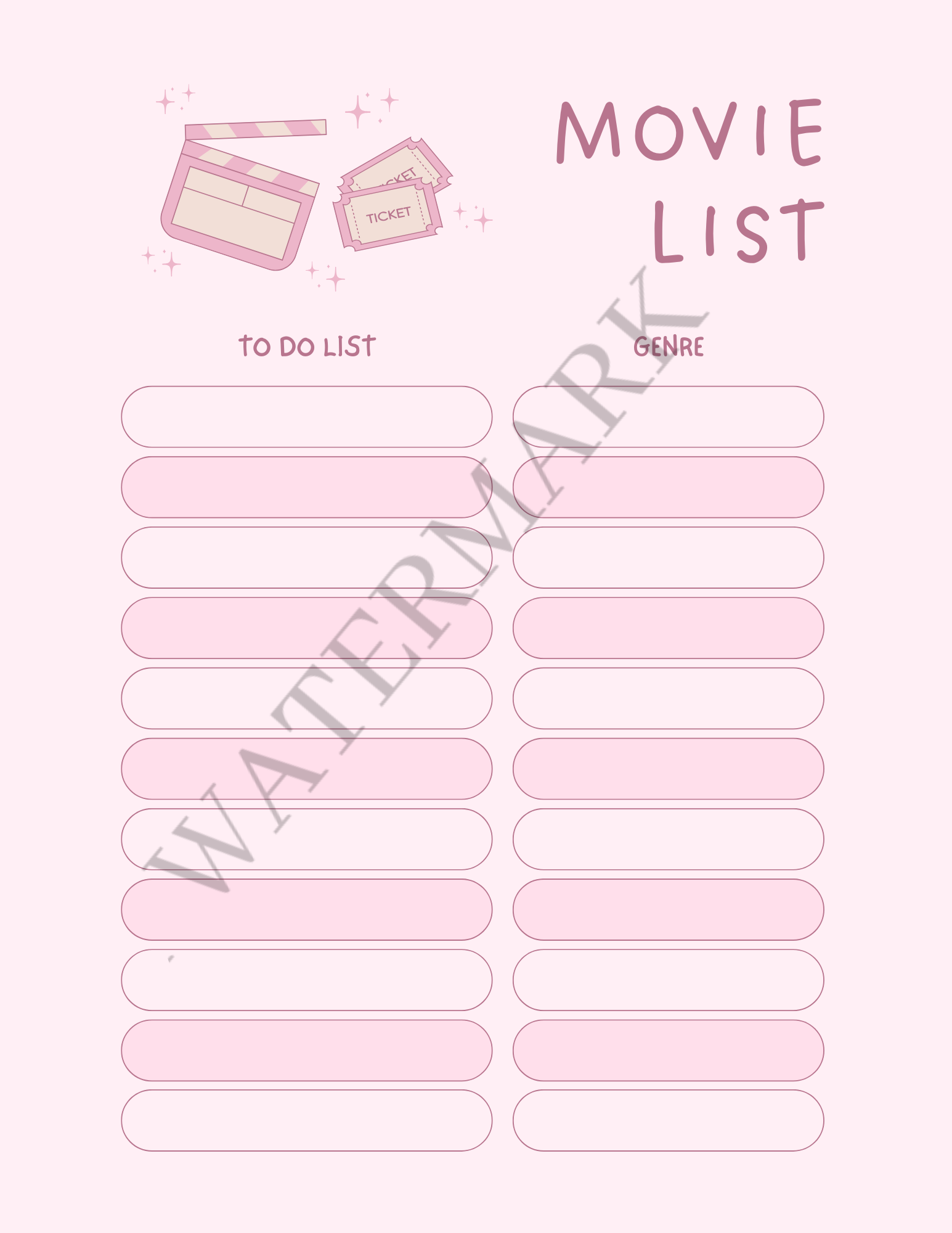 Pink Flower Self-Care Planner