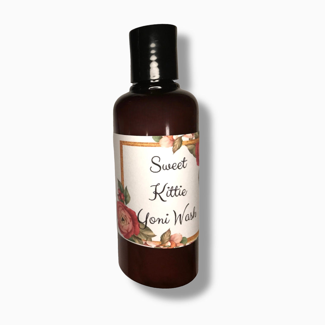 Silk and Smooth Sweet Kittie Yoni Lavender & Tea Tree Feminine Wash (Creamy)